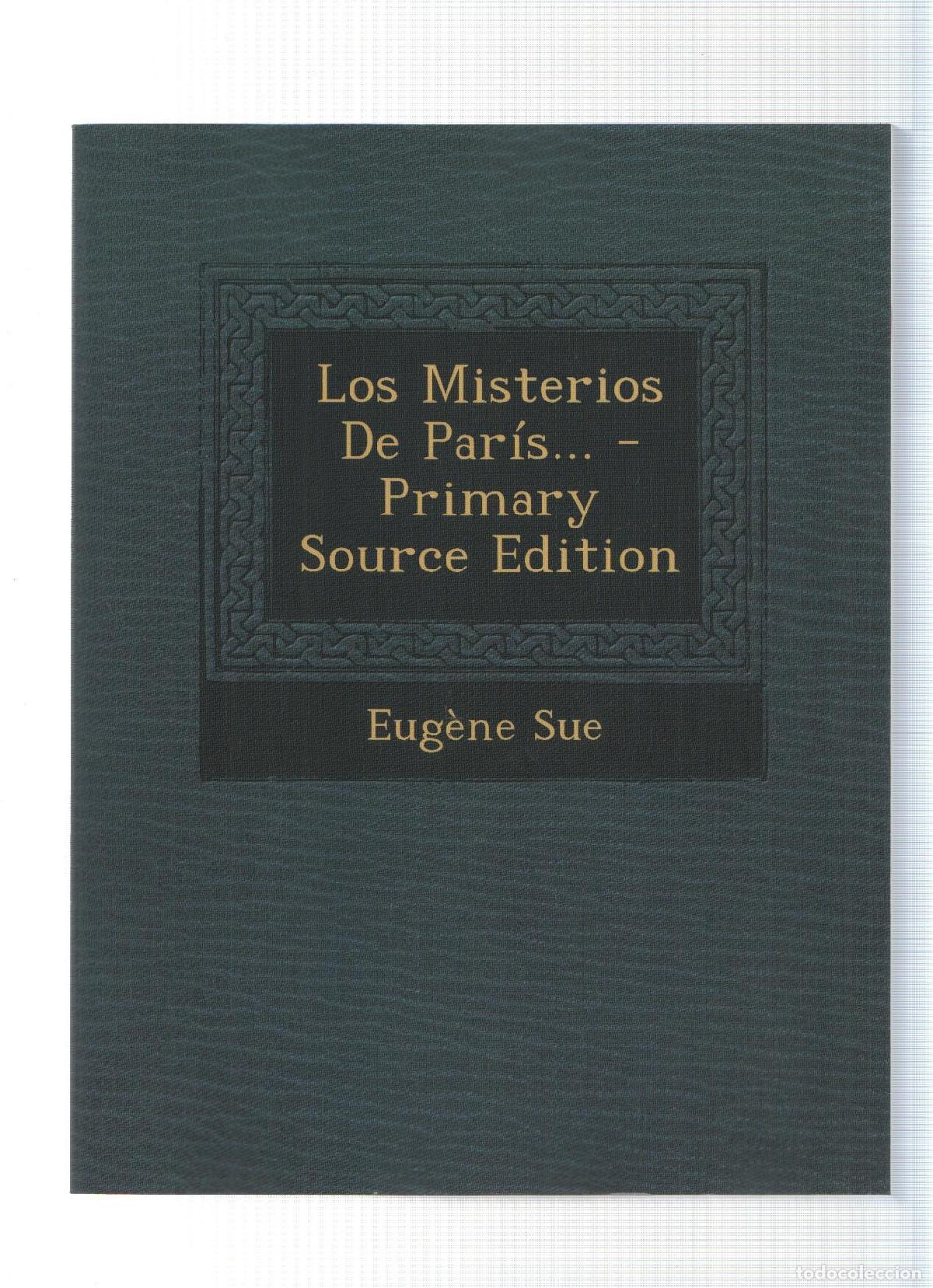 Libros: Los misterios de Paris... Pimary source edition - Eugene Sue - Foto 1