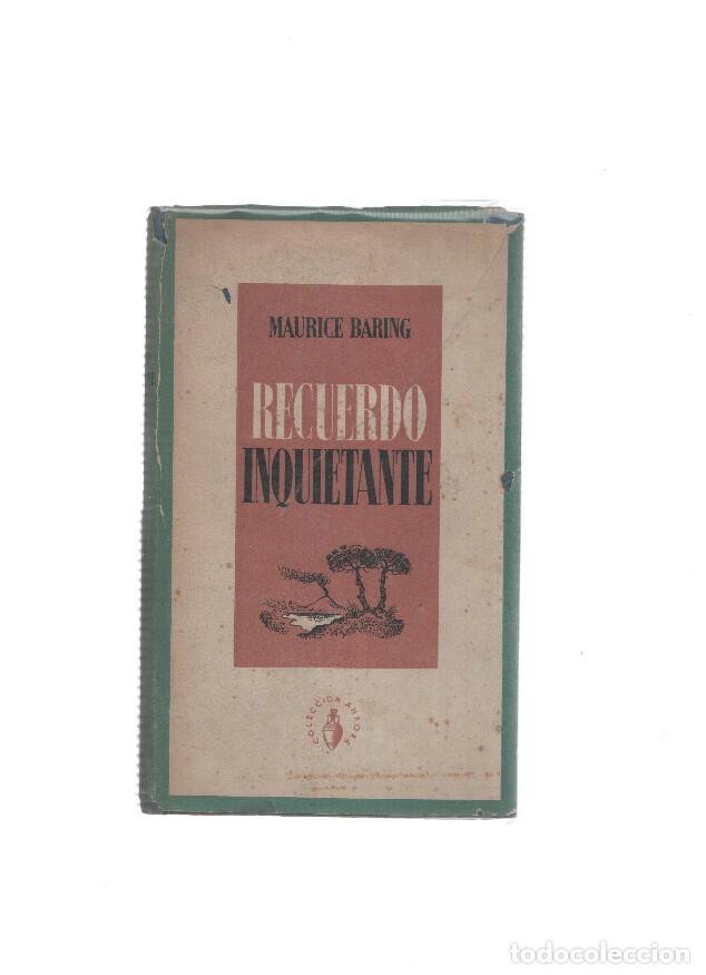 Libros: Recuerdo Inquietante - Maurice Baring - Foto 1