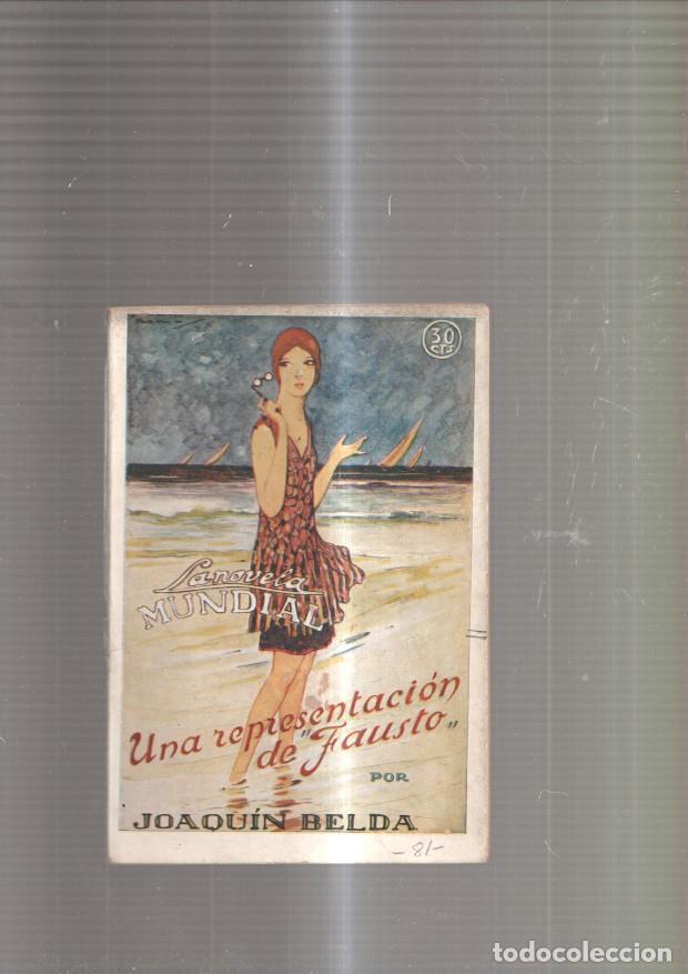 Libros: Una representacion de Fausto - Joaquin Belda - Foto 1