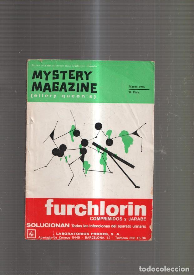 Libros: Mystery Magazine ( ellery Queen s )marzo 1966: Se busca a esta mujer- Hamlet - Varios