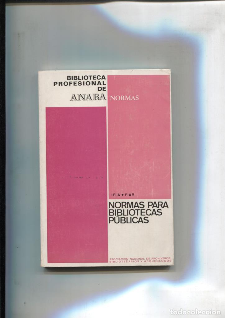 Libros: Normas para bibliotecas publicas - Varios - Foto 1