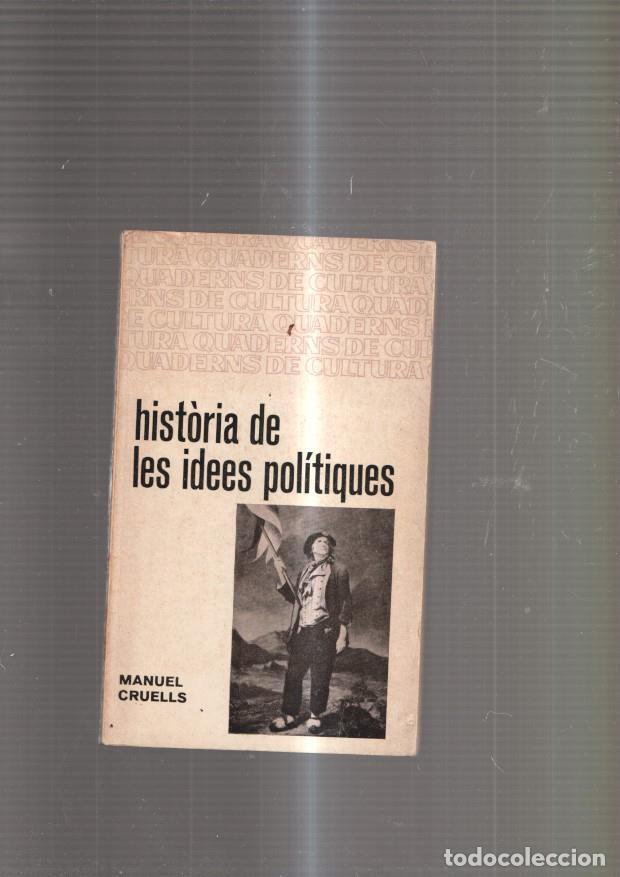 B&uuml;cher: Historia de les idees politiques - Manuel Cruells