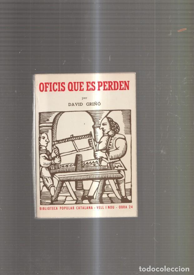 B&uuml;cher: Oficis que es perden - David Gri&ntilde;o