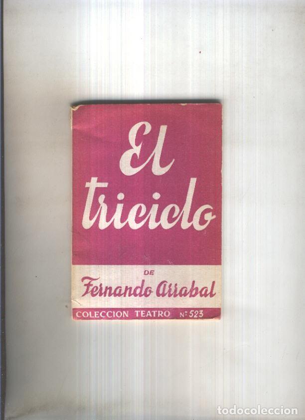 Libri di seconda mano: Teatro numero 523: El triciclo - Fernando Arrabal