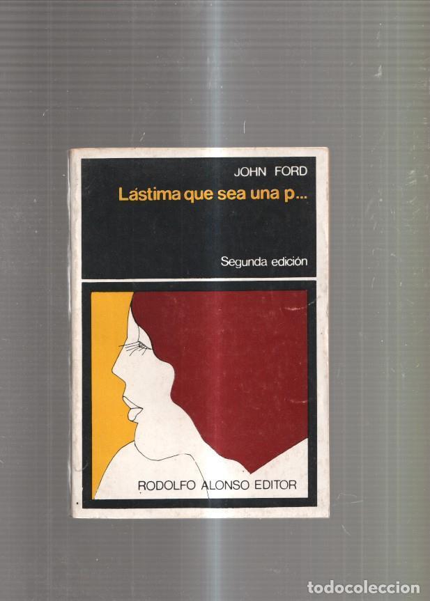 Libros: Lastima que sea una p... - John Ford - Foto 1
