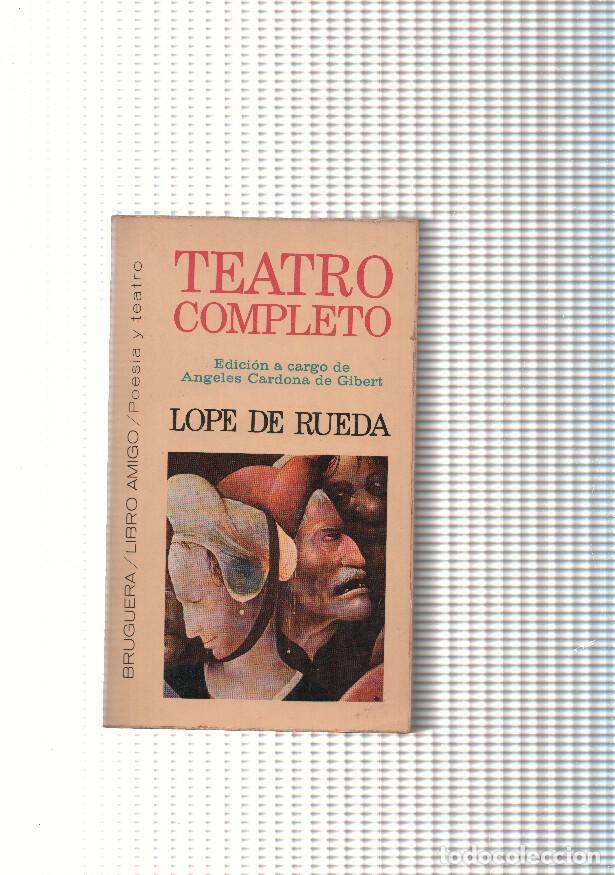 Libros: Teatro completo de Lope de Rueda - Lope de Rueda - Foto 1