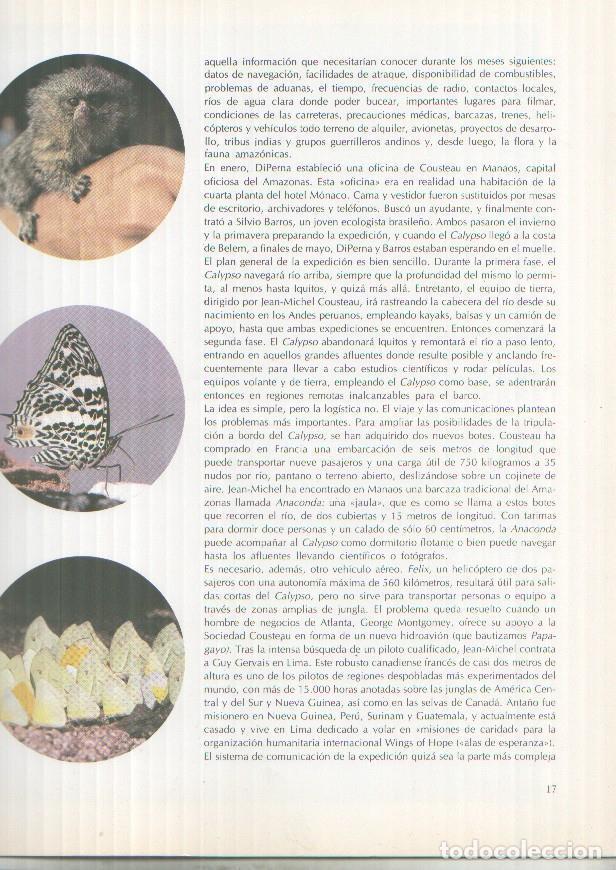 Libros: El viaje de Cousteau por el amazonas, fasciculo paginas 017 a 032 - Jacques Yves Cousteau y Mose Ric