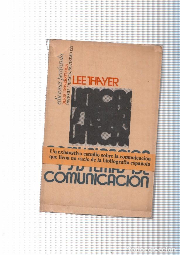 Libri di seconda mano: Comunicacion y sistemas de comunicacion - Lee Thayer