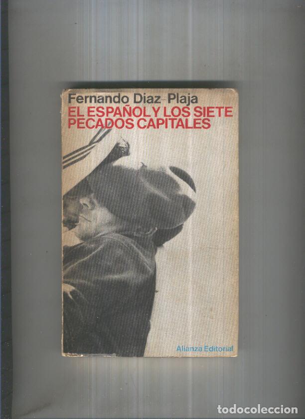 books: El espa&ntilde;ol y los siete pecados capitales (cuarta edicion 1968) - Fernando Diaz-Plaja