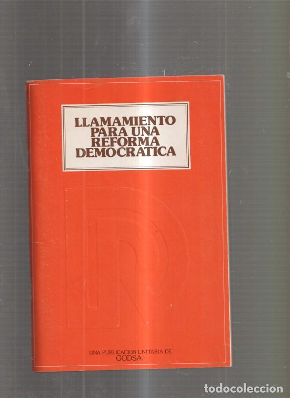 Libros: Llamamiento para una Reforma Democratica - varios - Foto 1