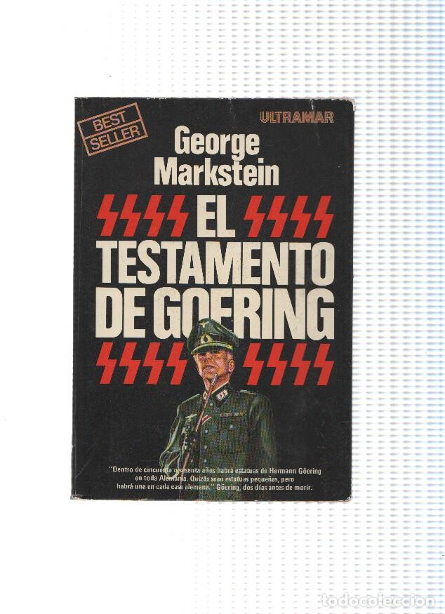 Libros: Best Seller: El testamento de Goering - George Markstein - Foto 1