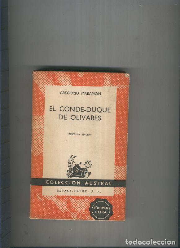 Libros: Austral 0062: El Conde Duque de Olivares - Gregorio Mara&ntilde;on - Foto 1