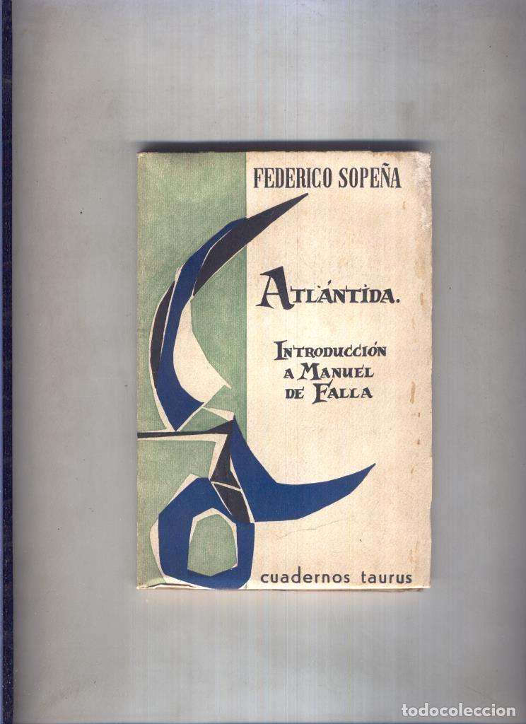 books: Atlantida: Introduccion a Manuel de Falla - Federico Sope&ntilde;a
