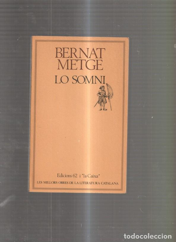 Libros: Lo Somni - Bernat Metge - Foto 1