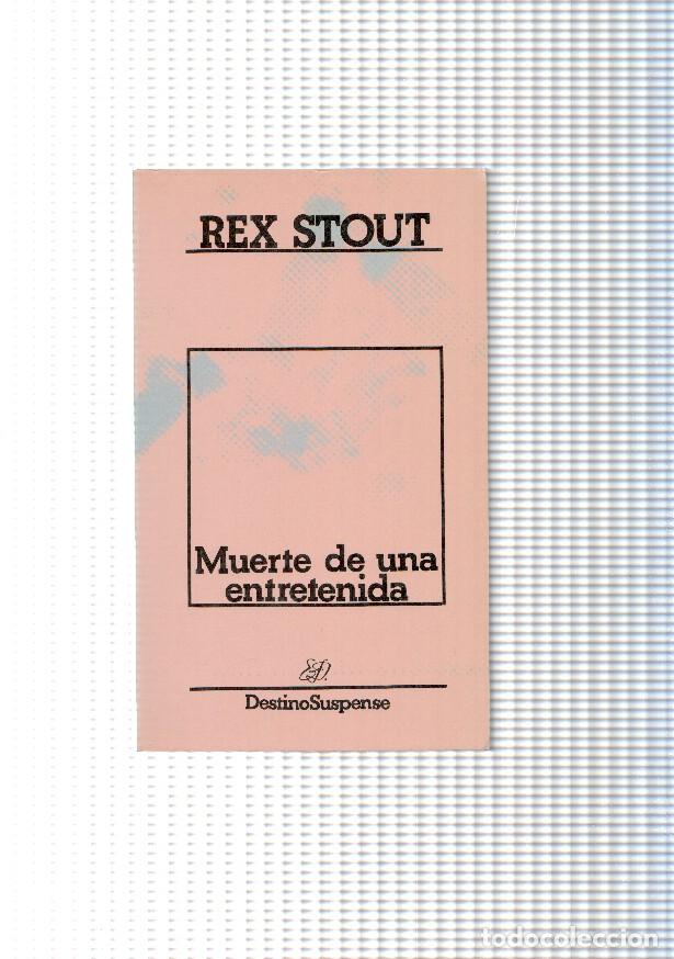 Libros: Muerte de una entretenida - Rex Stout - Foto 1