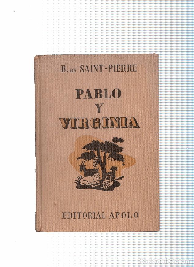 Libros: Pablo y Virginia - B. de Saint Pierre - Foto 1