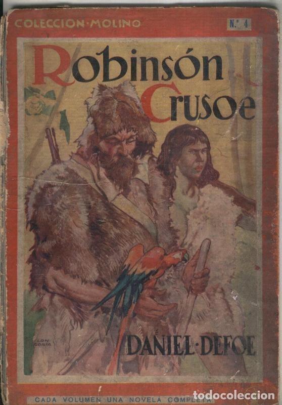 books: Robinson Crusoe (mal estado segun detalle) - Daniel Defoe