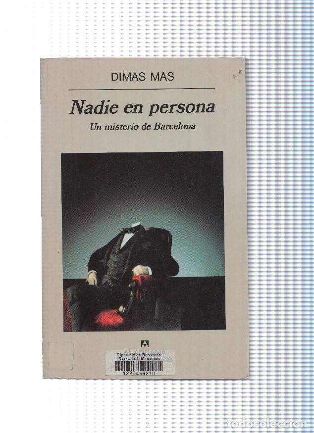Libros: Nadie en persona - Dimas Mas - Foto 1
