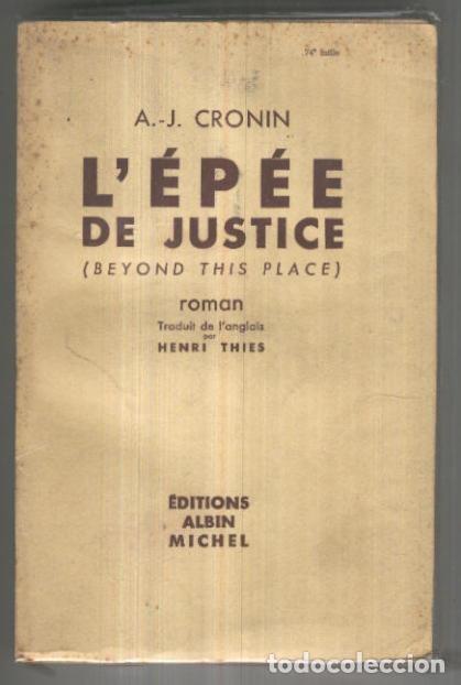 Libros: L, Epee de Justice - A.J. Cronin - Foto 1