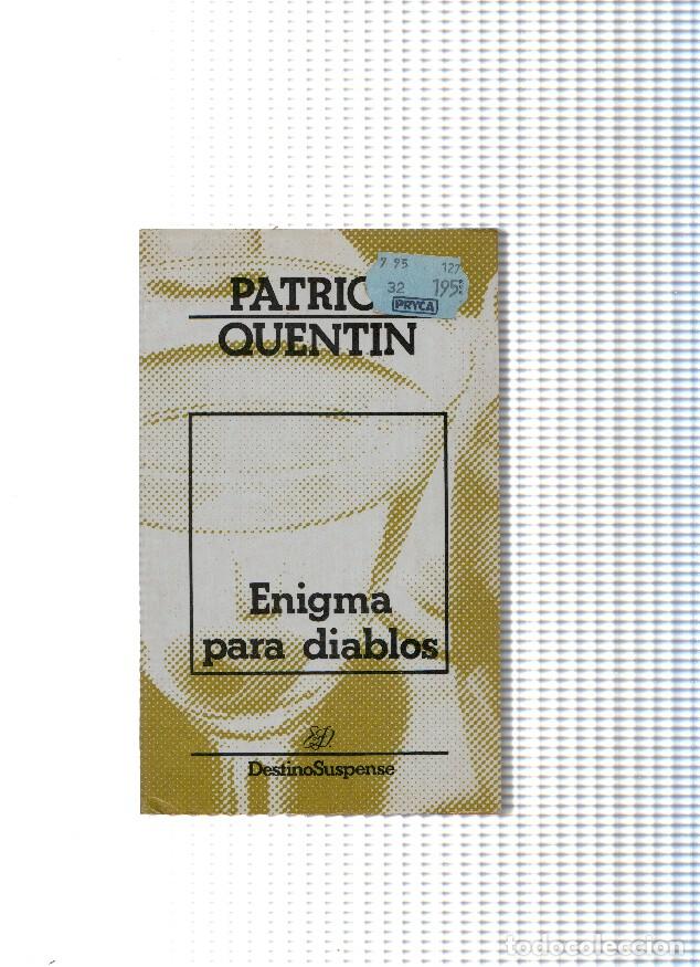 Libros: Enigma para diablos - Patrick Quentin - Foto 1