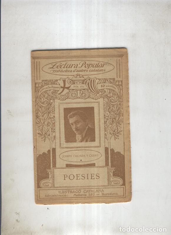 Livros em segunda m&atilde;o: Poesies de Joseph Calzada y Carbo - Joseph Calzada y Carbo
