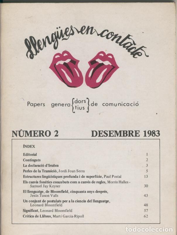 books: Llengues de contacte numero 02: La declaracio D,Iru&ntilde;ea - Varios