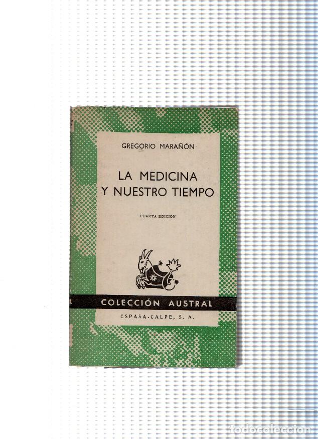 Libros: La medicina y nuestro tiempo - Gregorio Mara&ntilde;on - Foto 1