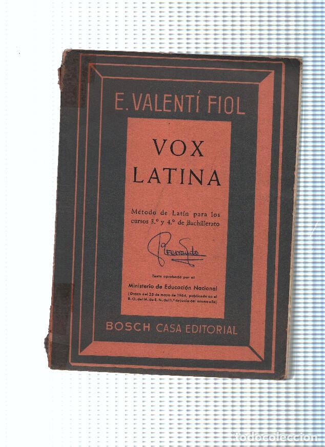 Libros: Vox Latina - E. Valenti Fiol - Foto 1