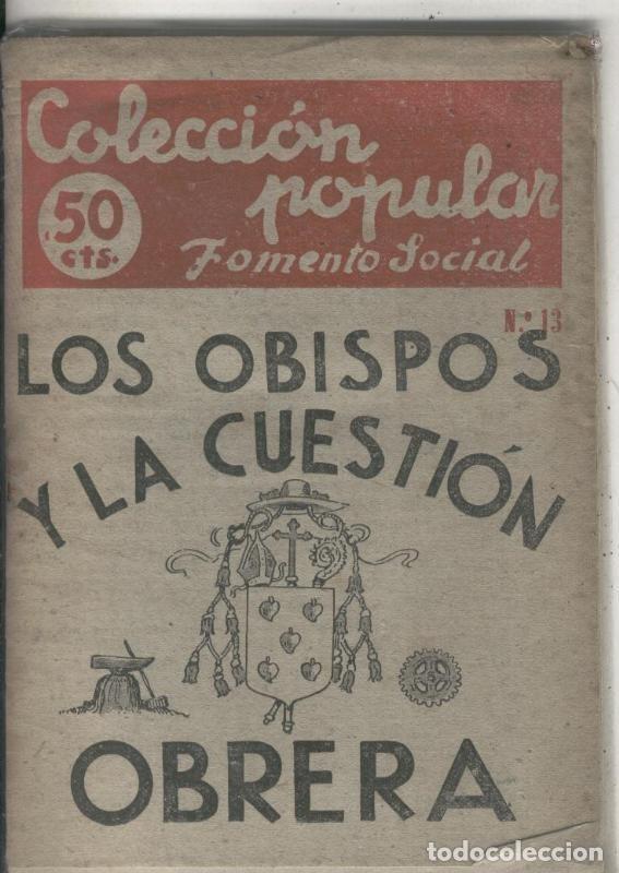Libros: Los obispos y la cuestion obrera - varios - Foto 1