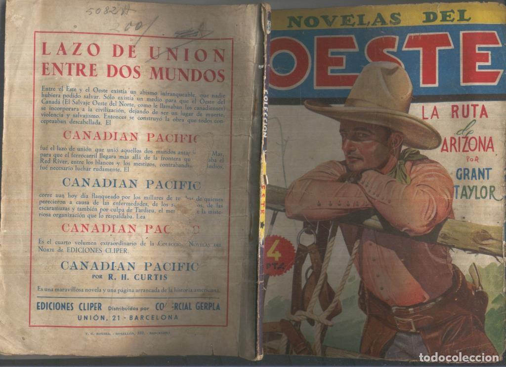 B&uuml;cher: Novelas del Oeste numero 45: La ruta de arizona (numerado 1 en trasera) - Grant Taylor
