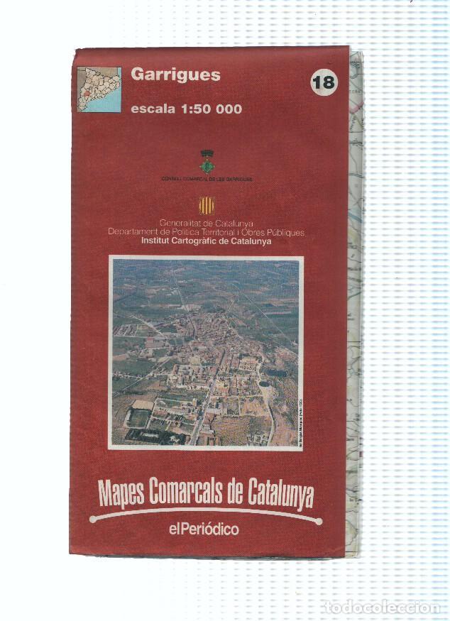 Libros: Mapes Comarcals de Catalunya numero 18: Garrigues - Varios - Foto 1