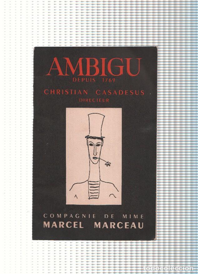 Libros: Ambigu depuis 1769 - varios - Foto 1