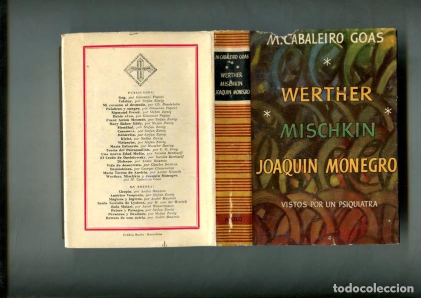 Libros: Werther - Mischkin- Joaquin Monegro - M. Cabaleiro Goas - Foto 1