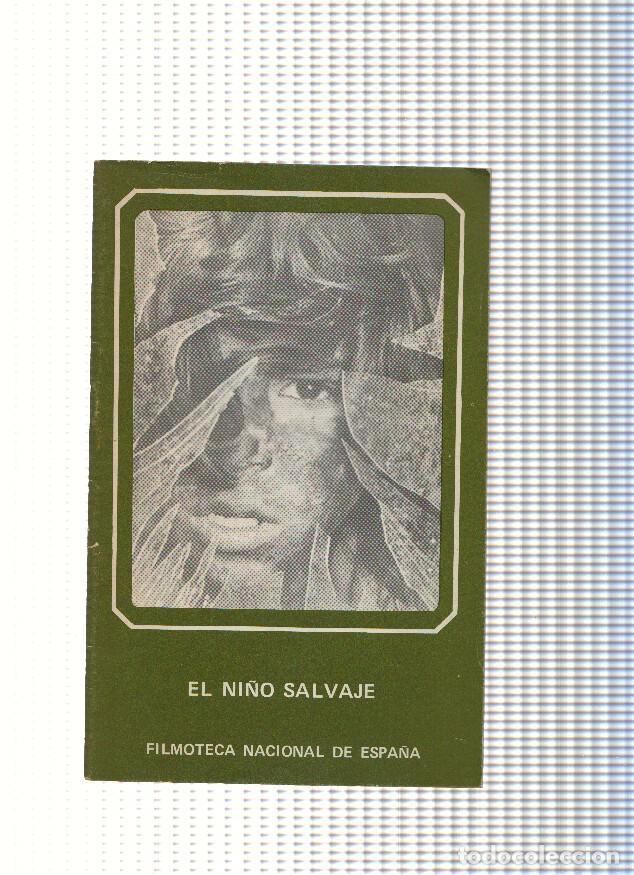Libros: El ni&ntilde;o salvaje ( programa-ficha de la pelicula ) - varios - Foto 1