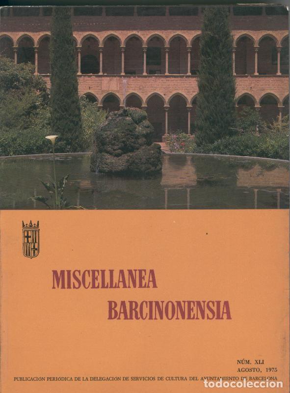 Libros: Miscellanea Barcinonensia numero 41 - Varios - Foto 1