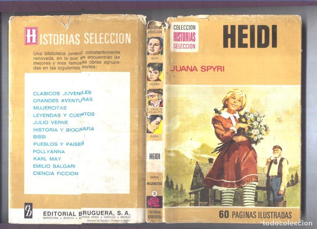 Libros: Historias Seleccion: Heidi - Juana Spyry, dibujos: Angel Badia