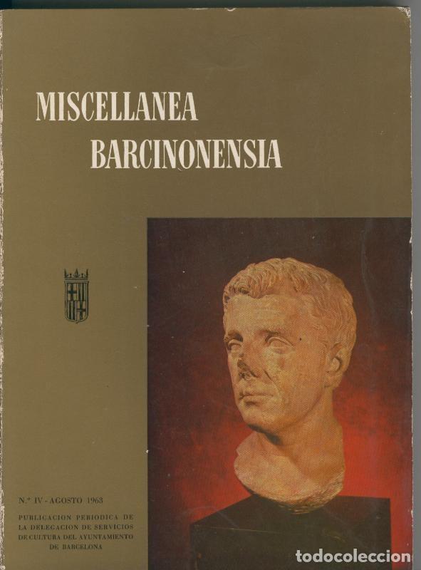Libros: Miscellanea Barcinonensia numero 04 - Varios - Foto 1
