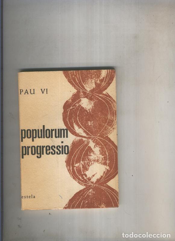 Libros: Populorum progressio - Pau VI - Foto 1