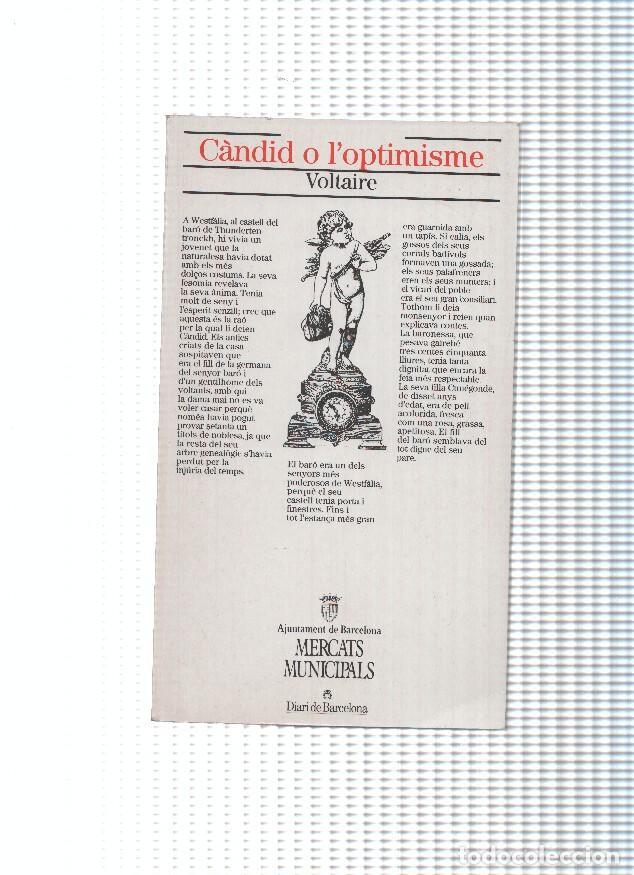 Libros: Candid o l optimisme - Voltaire - Foto 1