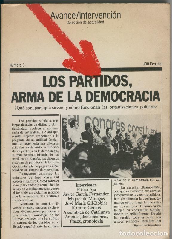 Libros: Los partidos, arma de la democracia - Varios - Foto 1