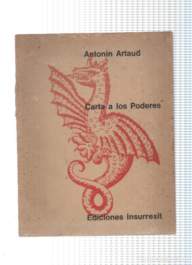 B&uuml;cher: Carta a los poderes - Antonin Artaud