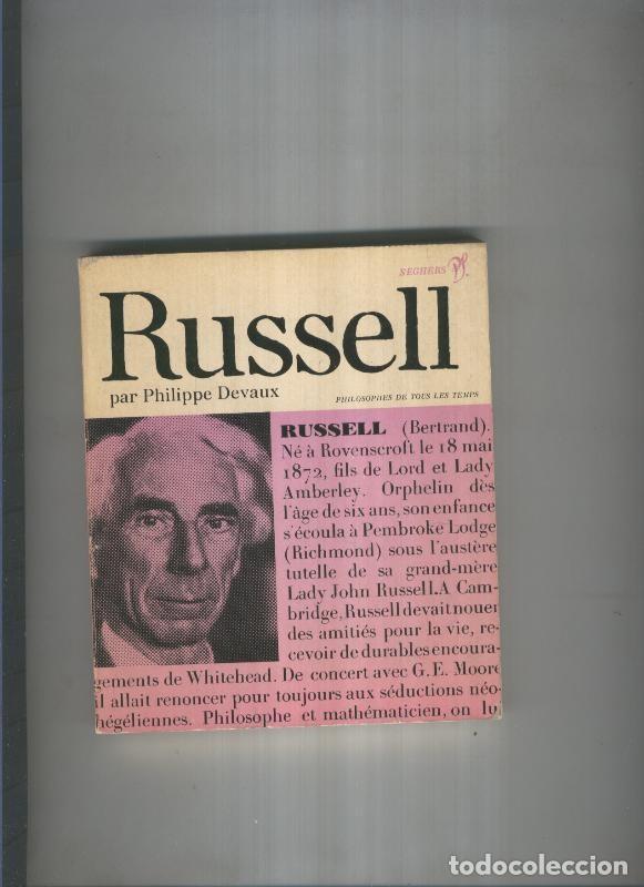 Libros: Bertrand Russell - Philippe Devaux - Foto 1