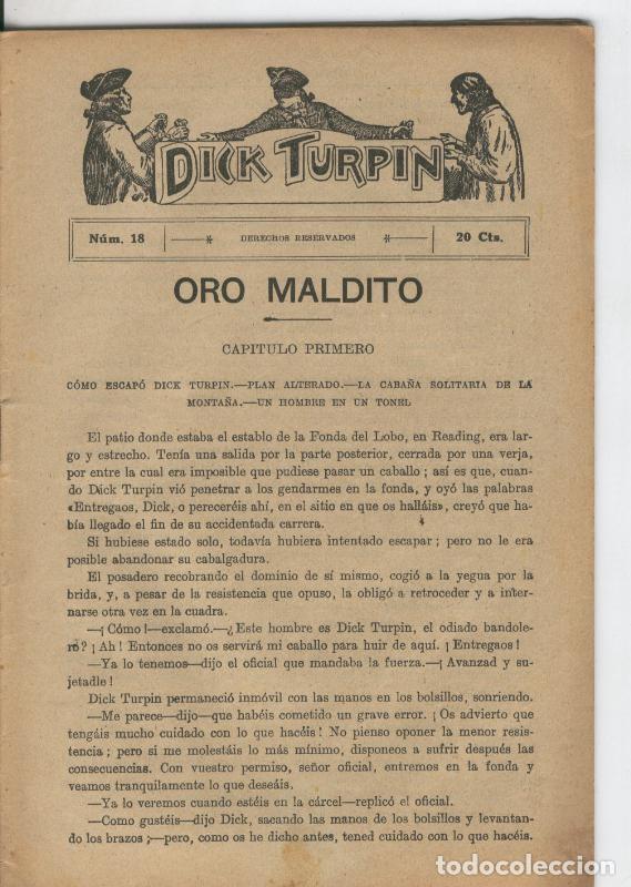 Libri di seconda mano: Folletin: Dick Turpin numero 18 - Varios