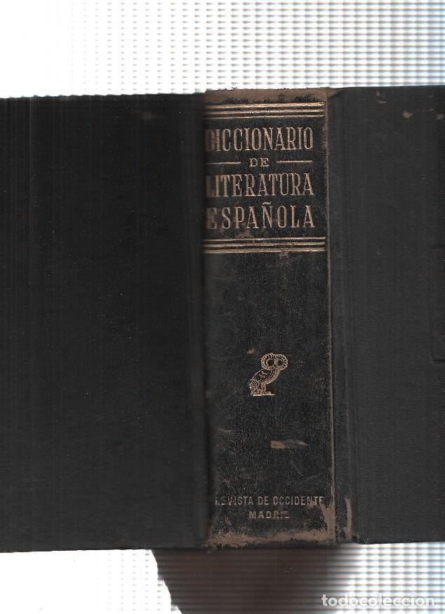 Libros: Diccionario de Literatura Espa&ntilde;ola - varios