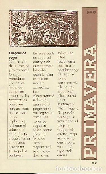 books: LIBRITO 7005: Can&ccedil;ons de segar. Numero 6 - Joan Amades