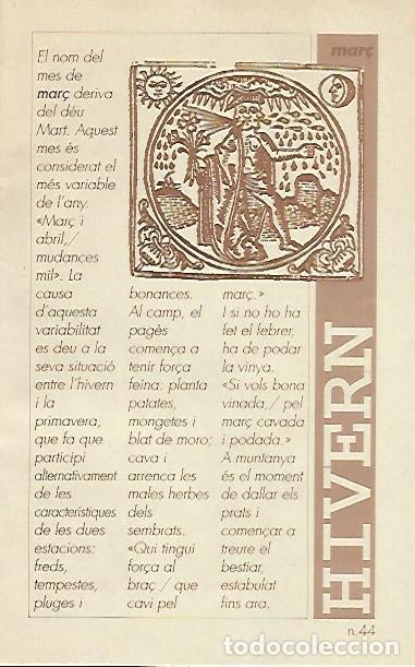 Libros: LIBRITO 7042: Hivern. Mar&ccedil;. Numero 44 - Joan Amades