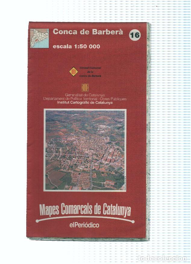 Libros: Mapes Comarcals de Catalunya numero 16: Conca de Barbera - Varios - Foto 1