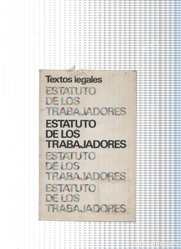 Libri di seconda mano: Estatuto de los trabajadores - varios