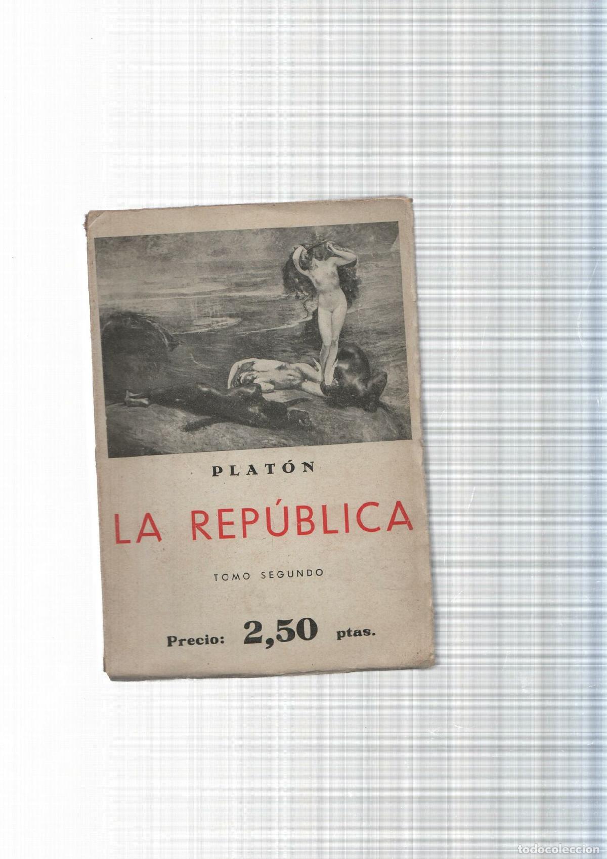 Libros: La Republica. Tomo II - Platon - Foto 1