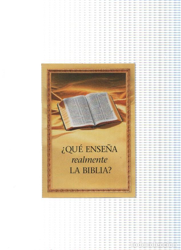 Libros: Que ense&ntilde;a realmente la Biblia - varios - Foto 1